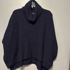 Lucky brand, navy blue poncho